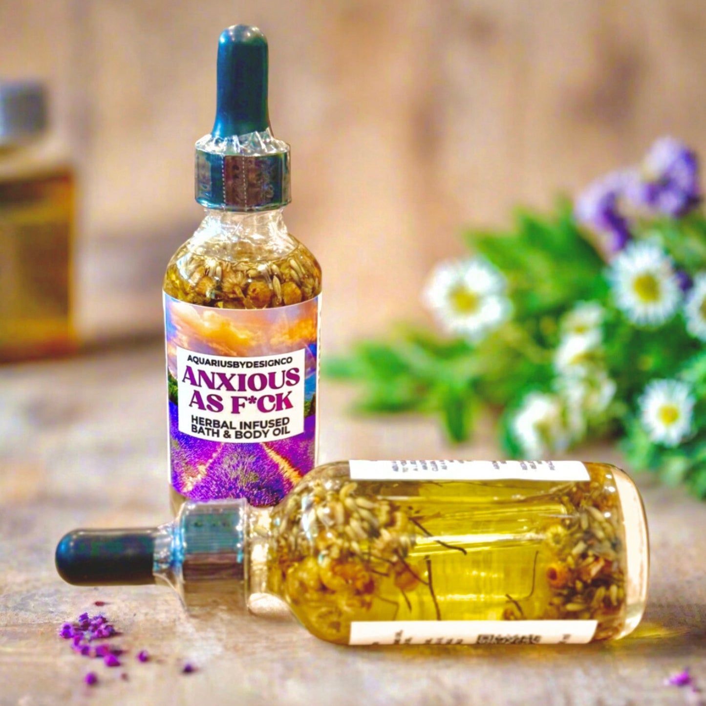 Anxious as Fuck Herbal Infused Bath & Body Oil