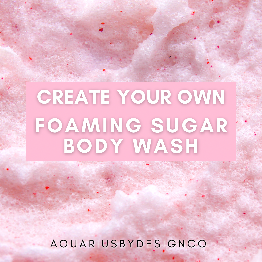 Create Your Own Foaming Sugar Body Scrub