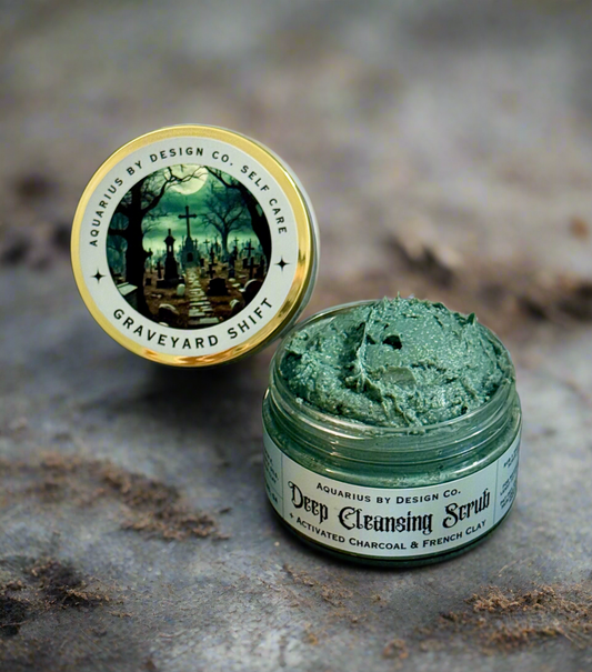 Graveyard Shift Deep Cleansing Scrub with Activated Charcoal and French Clay
